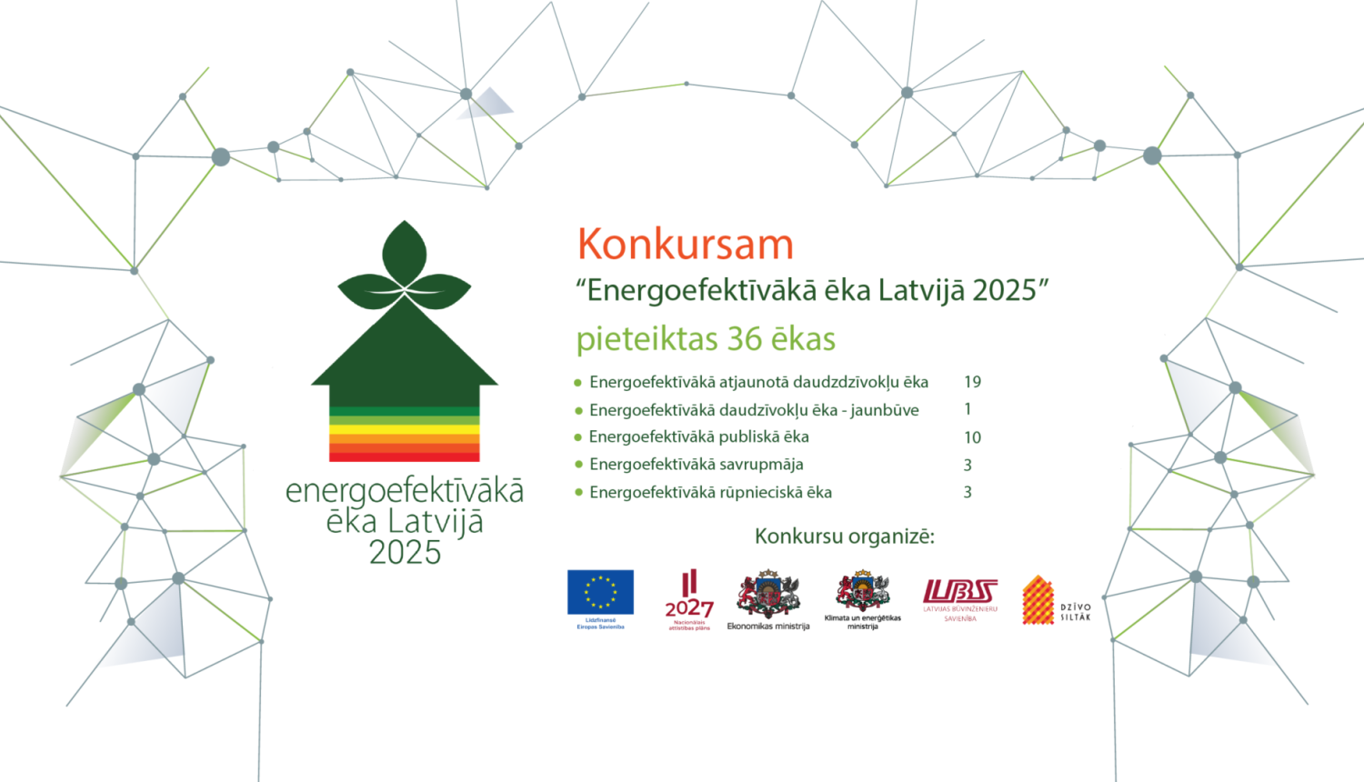 Konkursa pieteiktās ēkas