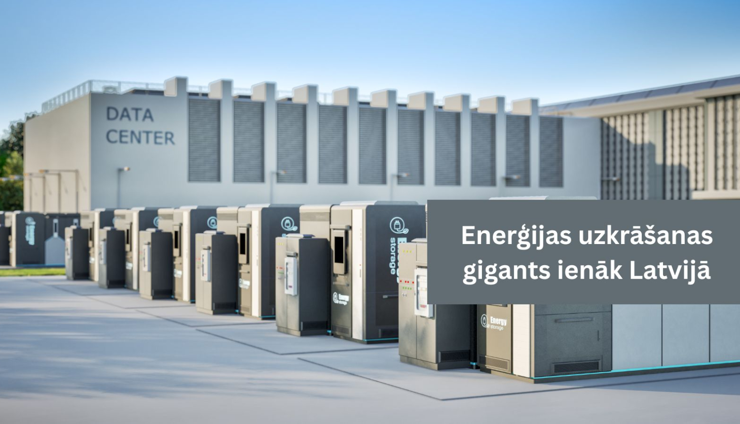 Ilustratīvs attēls ar enerģijas uzkrāšanas uzņēmumu