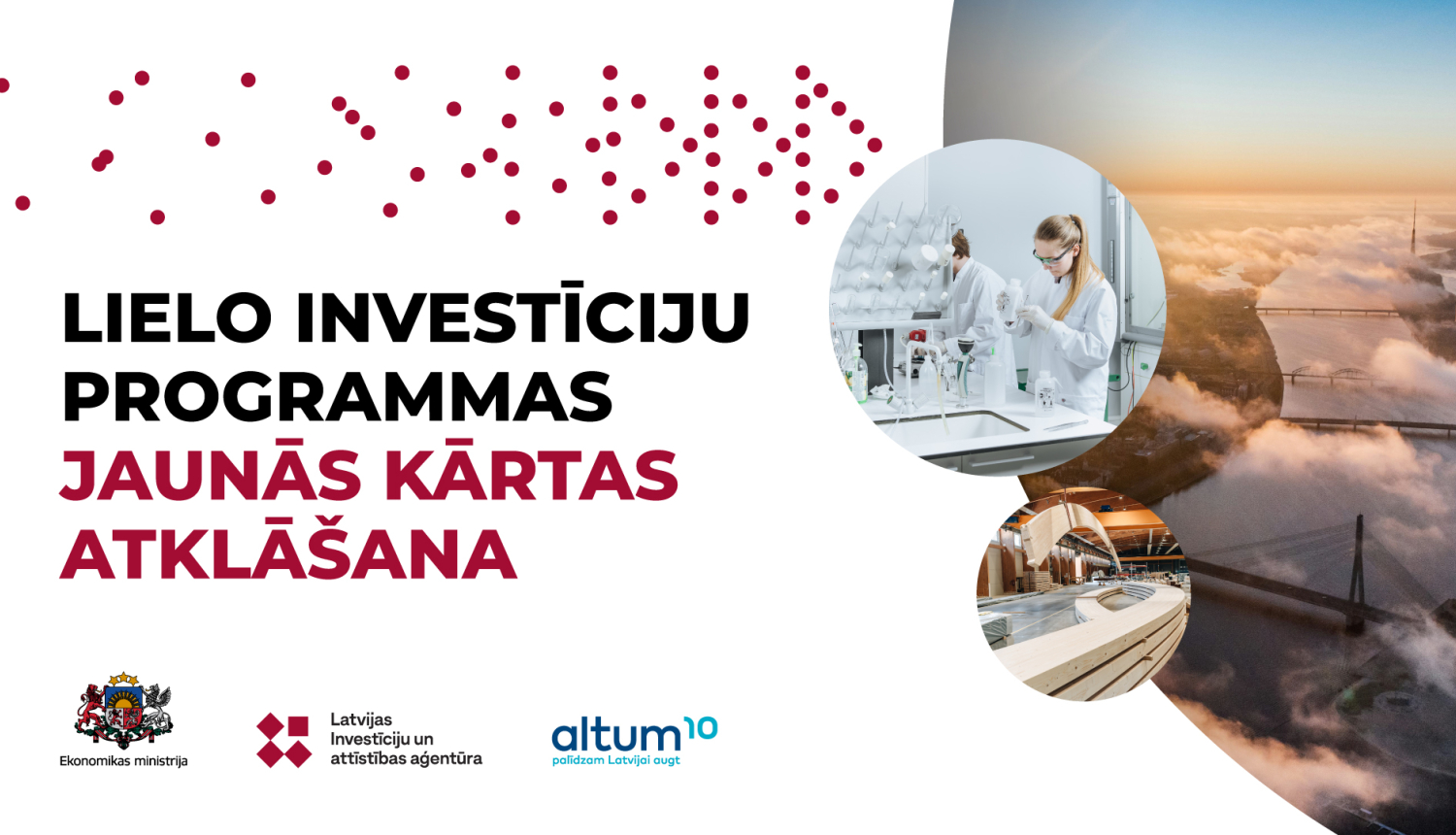 Lielo investīciju programas jaunās kārtas atklāšana