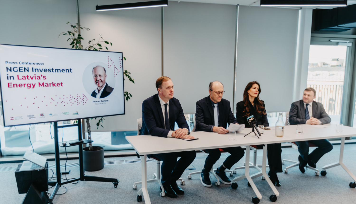 Preses konference par NGEN ienākšanu Latvijā