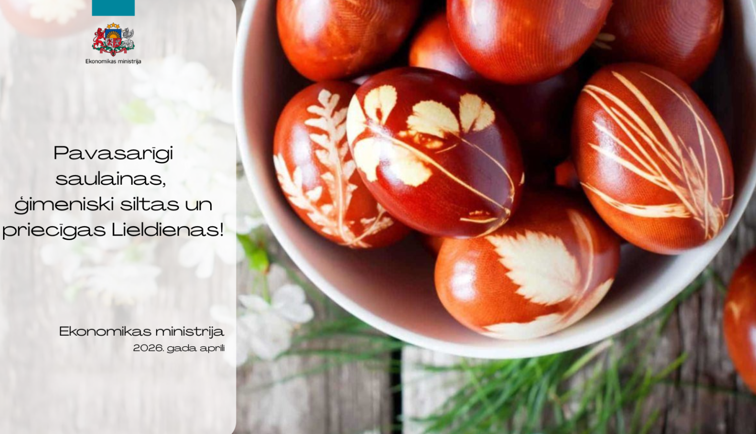 Apsveikums Lieldienās