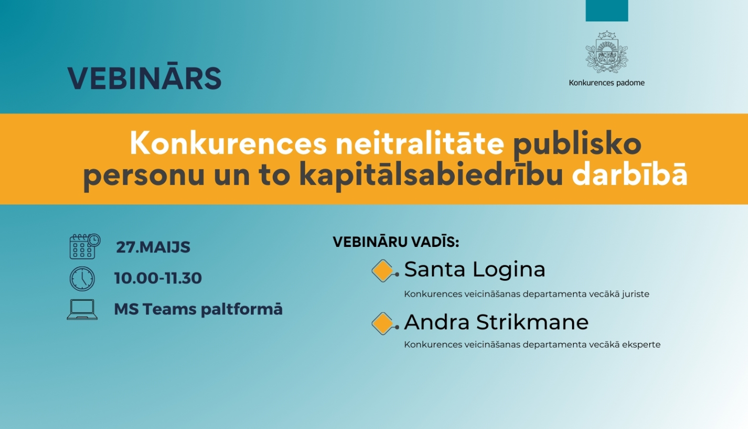 Vebinārs konkurences neitralitāte