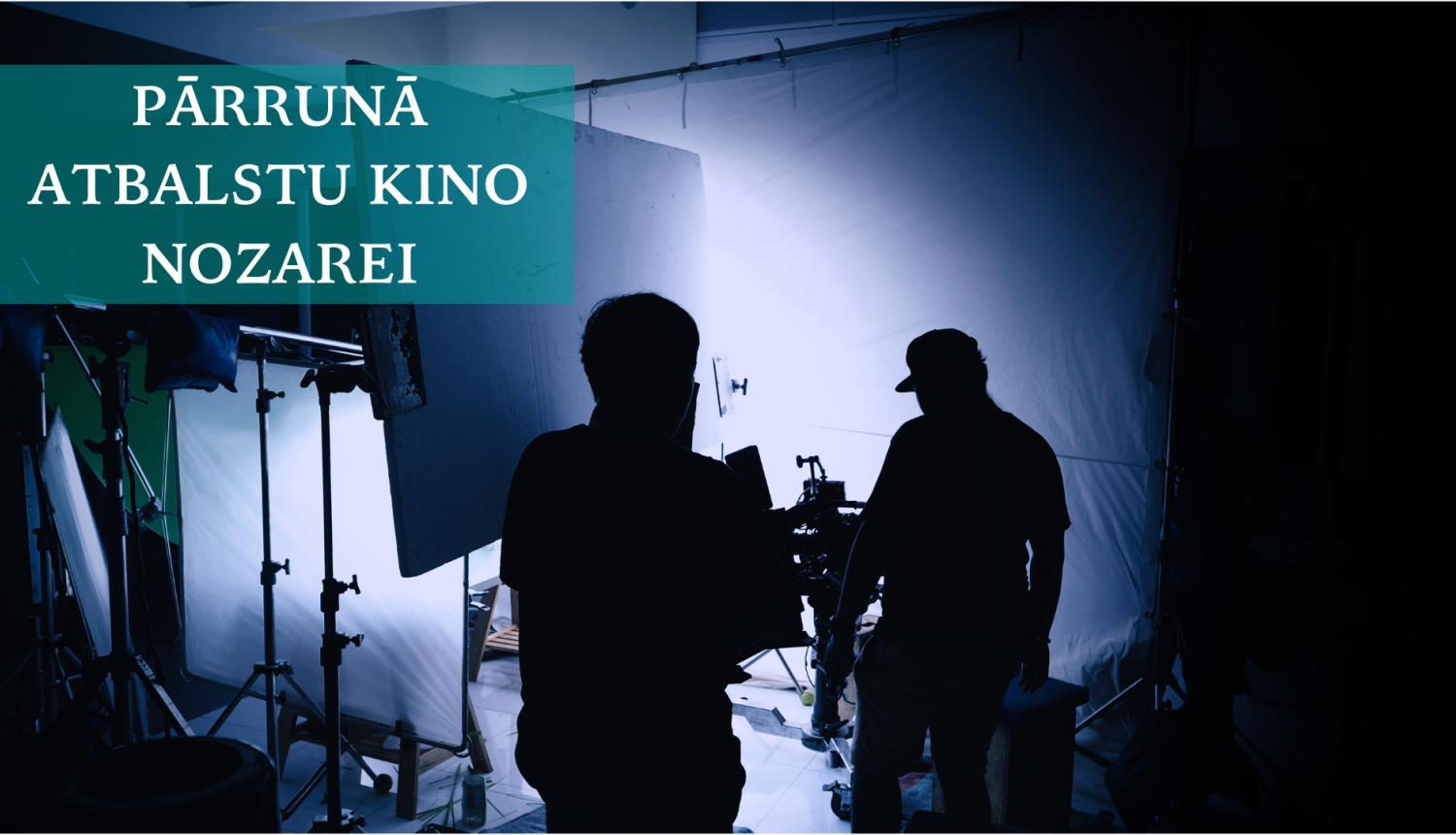 Kino attēls un uzraksts ar pārrunu tēmu