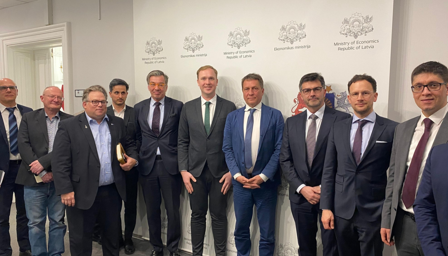 Ekonomikas ministrs un Vācijas uzņēmēji