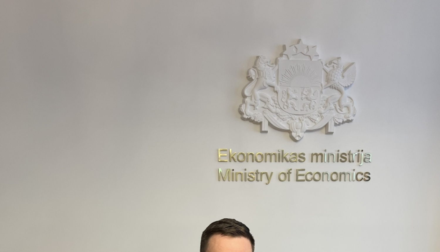 Latvijas ekonomikas ministrs .Vitenbergs