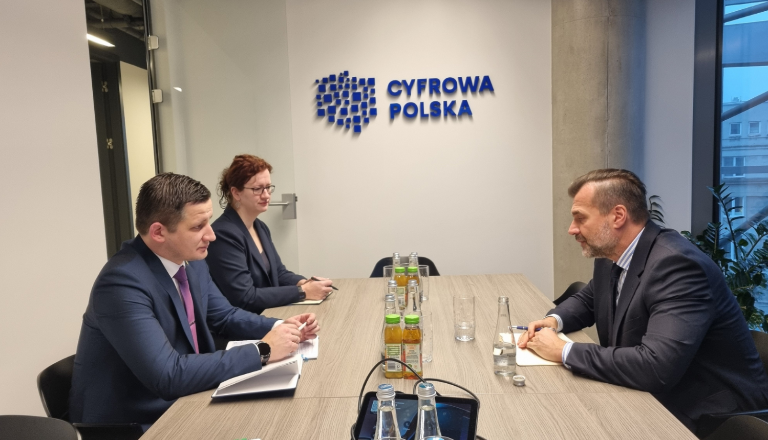 J.Miezainis vizītē Polijā