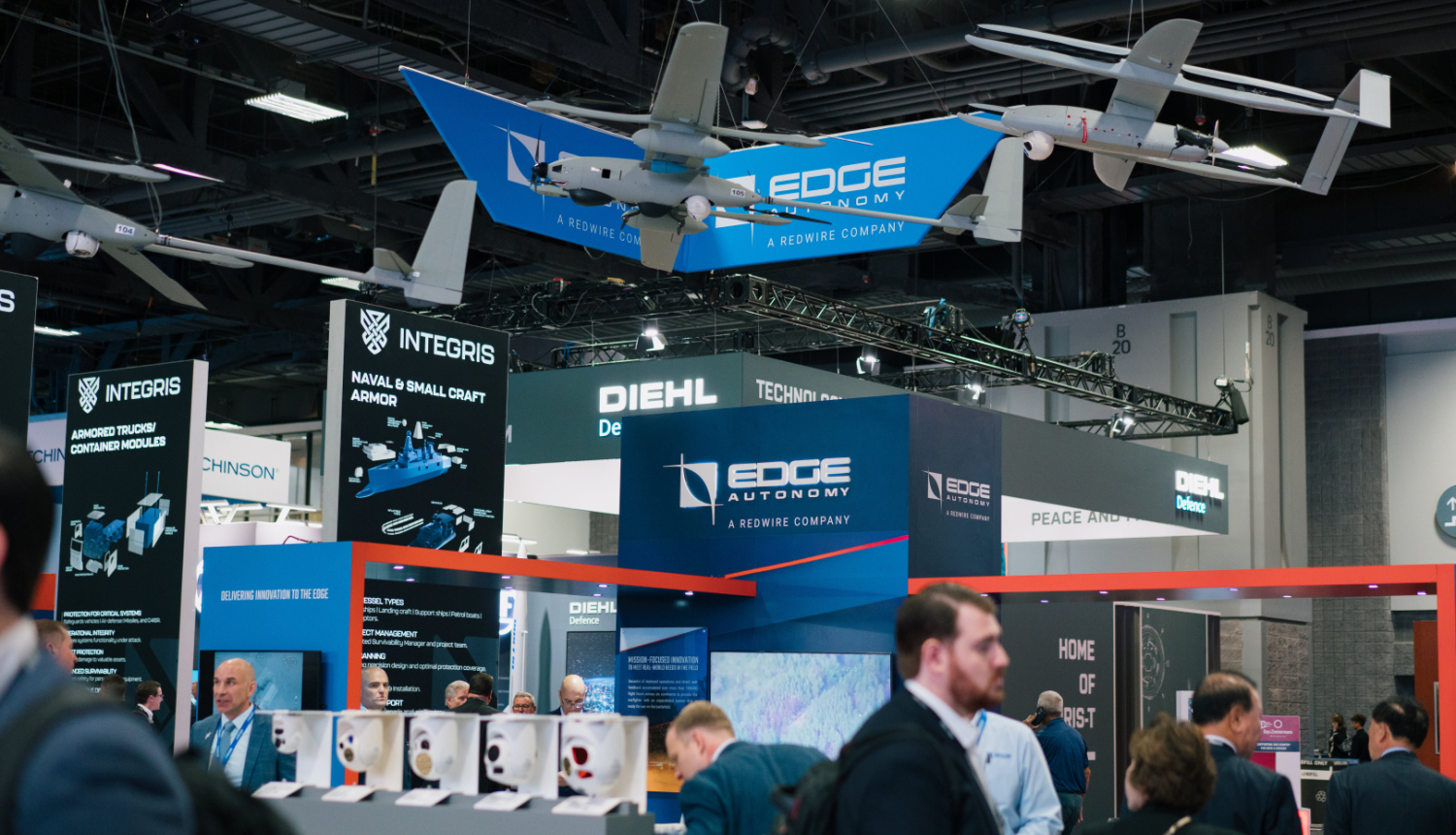 Edge Autonomy stends izstādē AUSA