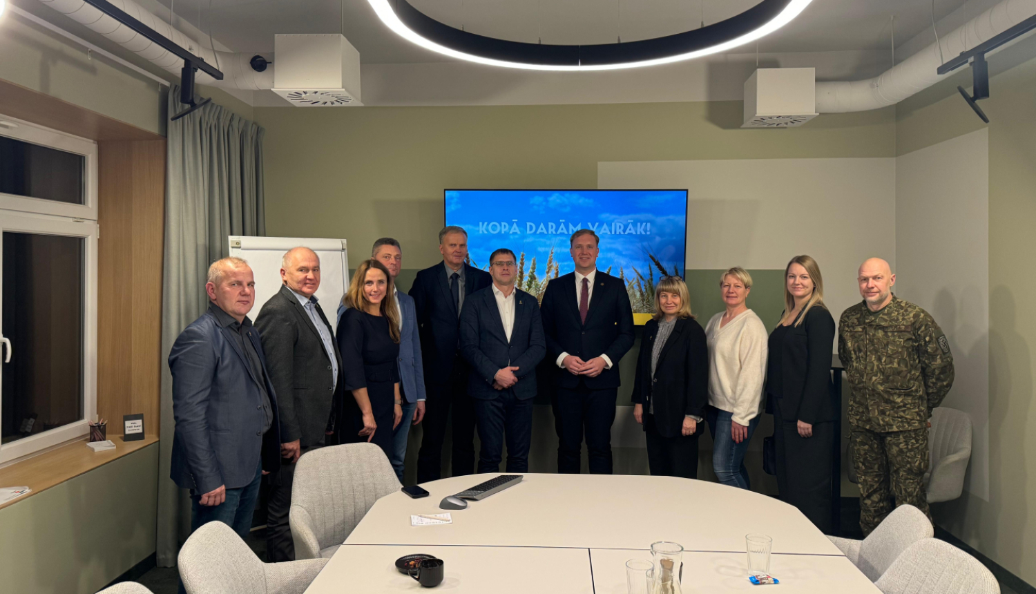 V.Valainis reģionālajā vizītē Valmierā