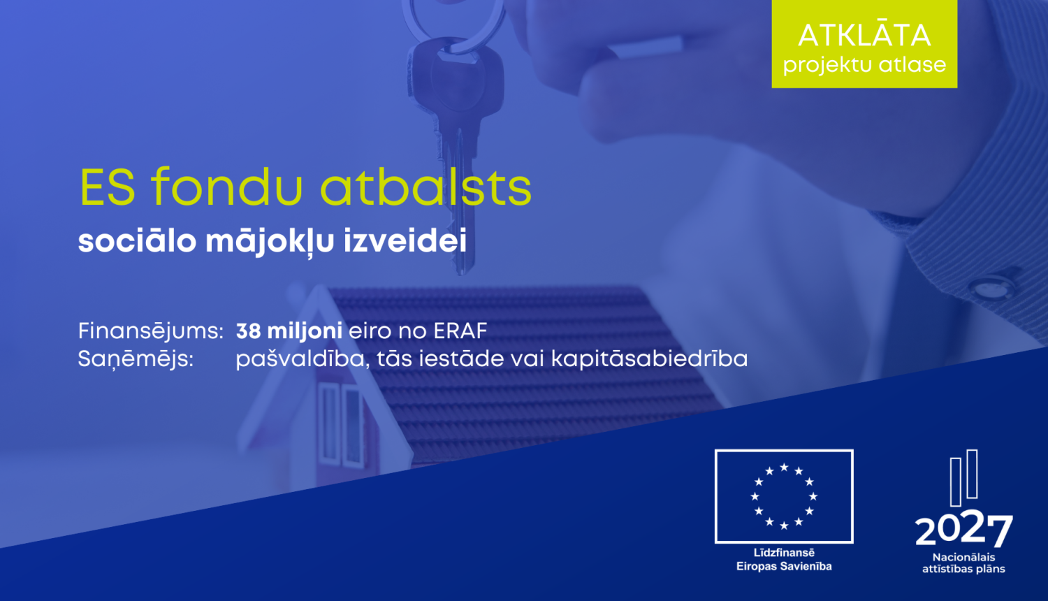 ES fondu atbalsts sociālo mājokļu izveidei