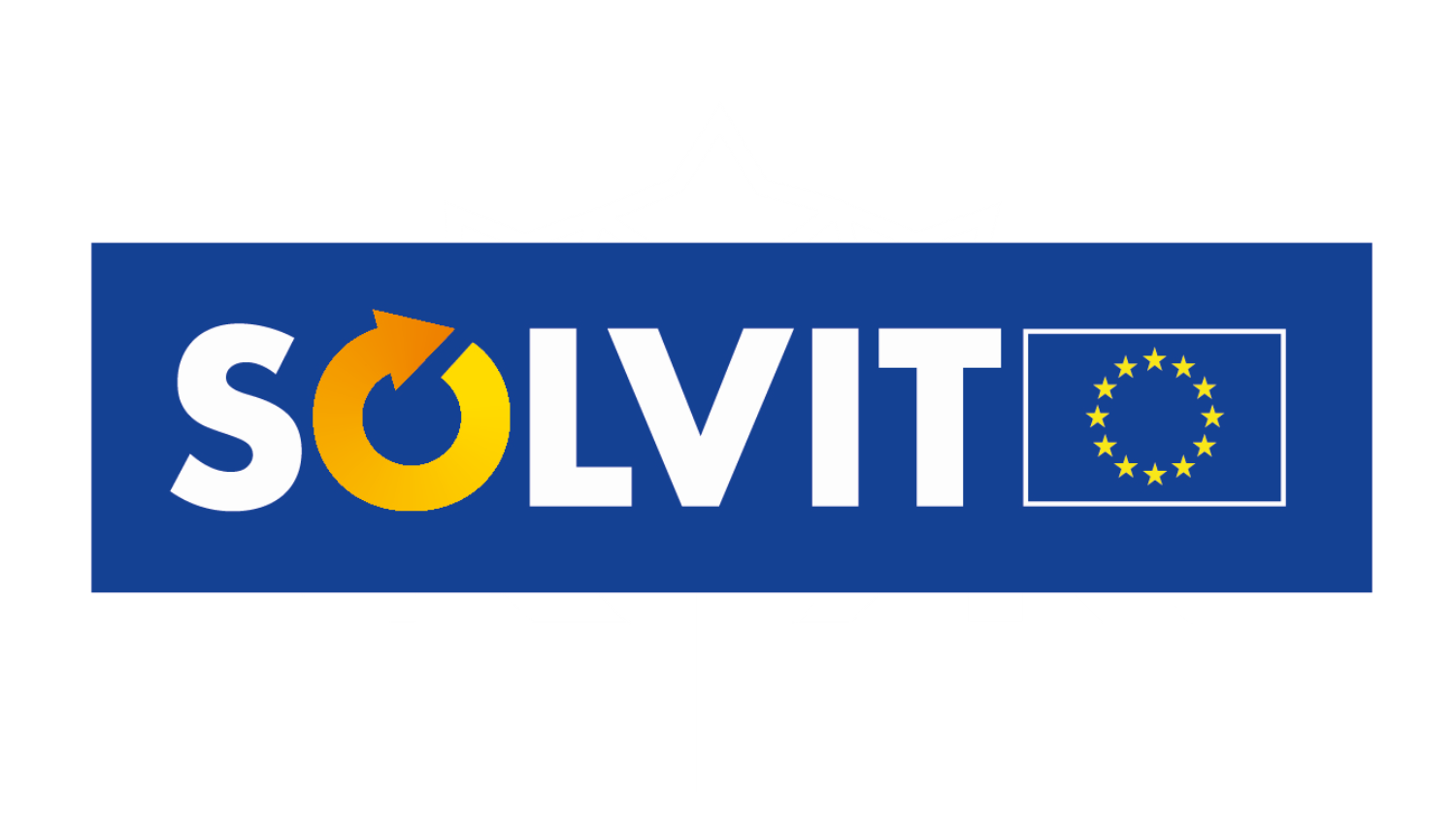 SOLVIT centra logo ar Eiropas Savienības karogu